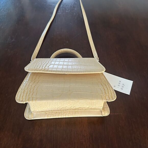 A New Day faux leather, mini satchel. - Picture 5 of 6